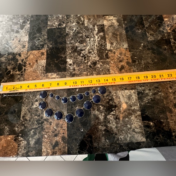 Elegant Blue Statement Necklace EUC - Picture 9 of 9